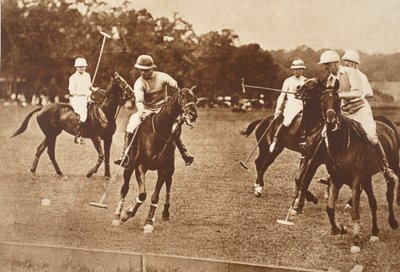 King Edward Playing Polo at Long Island, New York, 1930s by English Photographer